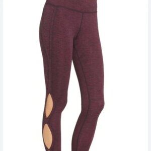 Free People Movement Leggings Women's Size XS Cranberry Infinity Cutout Crop